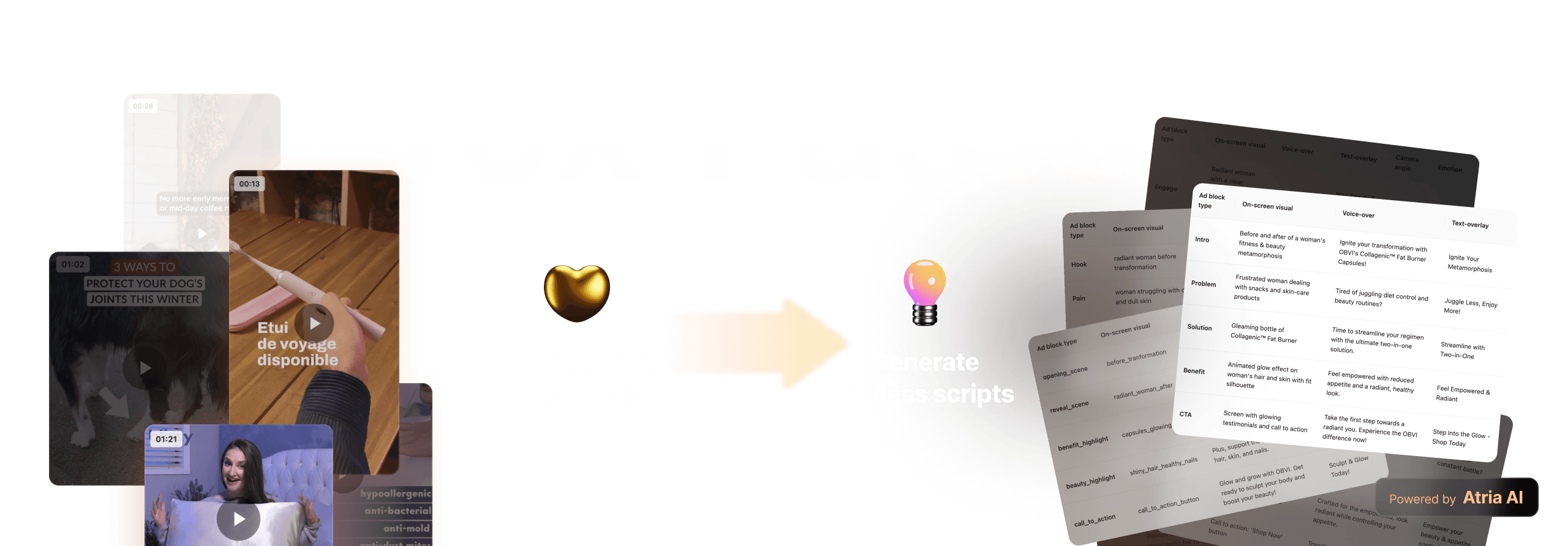 Create scripts in minutes