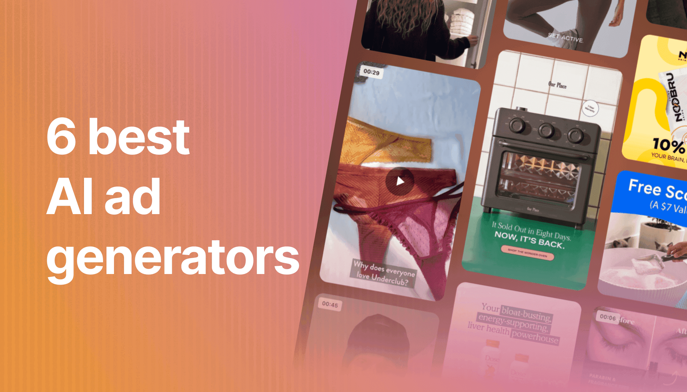 The 6 best AI ad generators for video and images