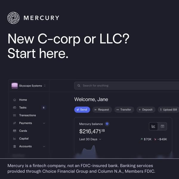 Built for LLCs and C-corps