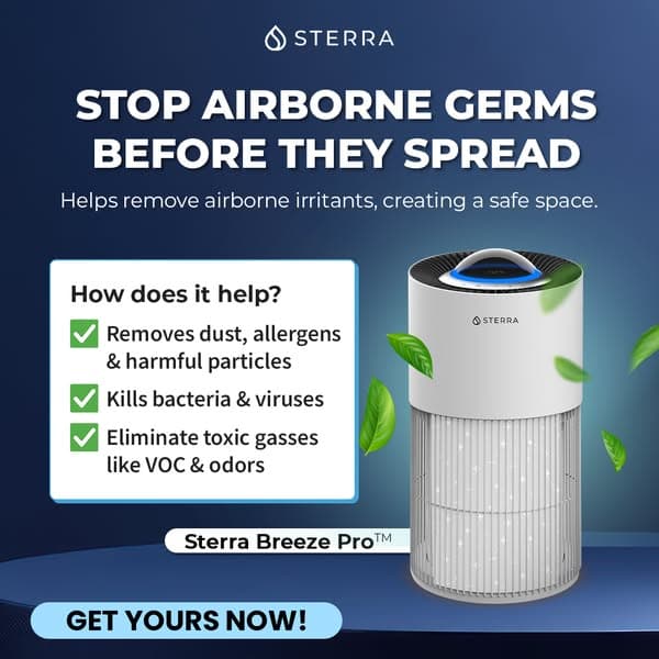 Stop Airborne Germs Before They Spread