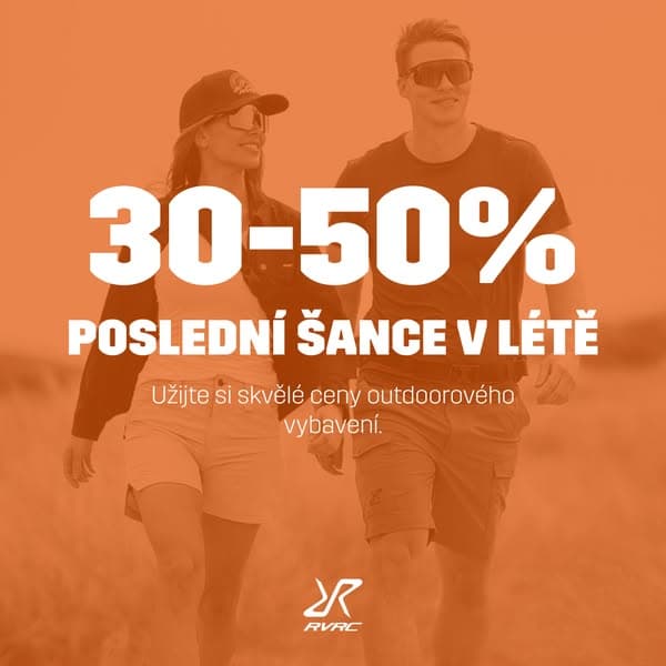 30–50% sleva na vybrané outdoorové vybavení