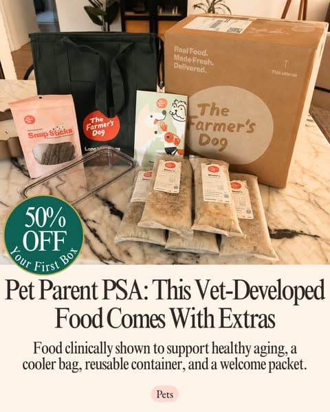 Vet-Developed Peace of Mind: 50% Off The Farmer’s Dog