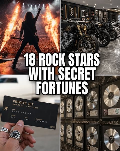 18+ Rock Frontmen With Massive Secret Fortunes
