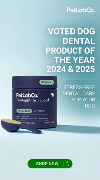 Voted Dog Dental Care Product of the Year. Twice.