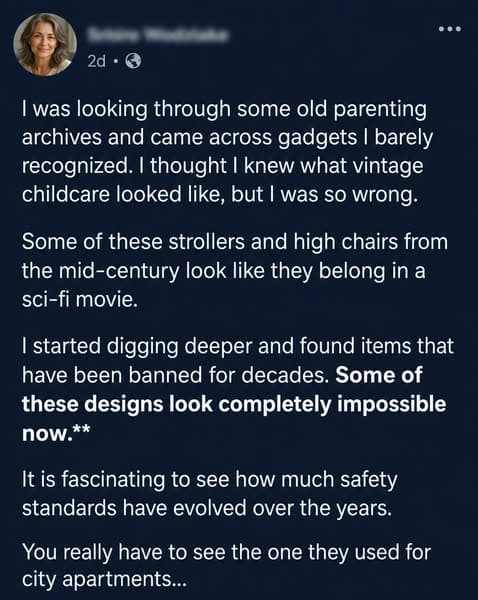 18+ Forgotten Baby Gadgets That Seem Unreal Today