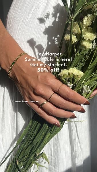 ☀️ @heyharper summer sale 50% off now💦✨