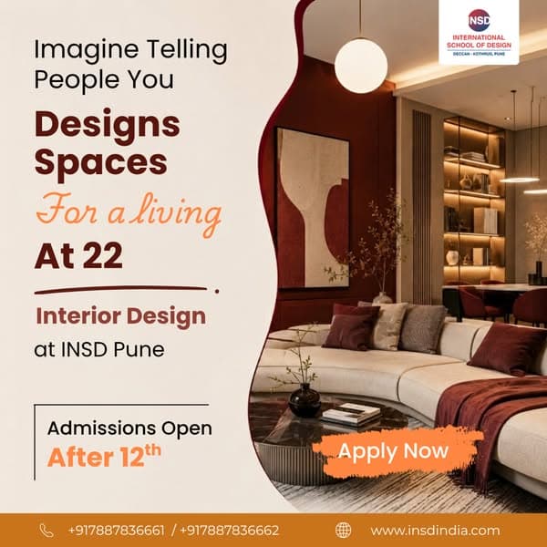 Admissions Open for Interior Design