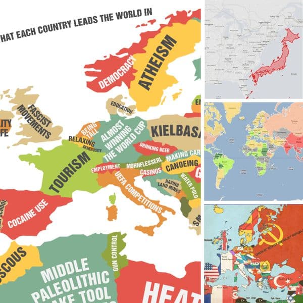 Funny Maps That Show Us The World In A Whole New Light