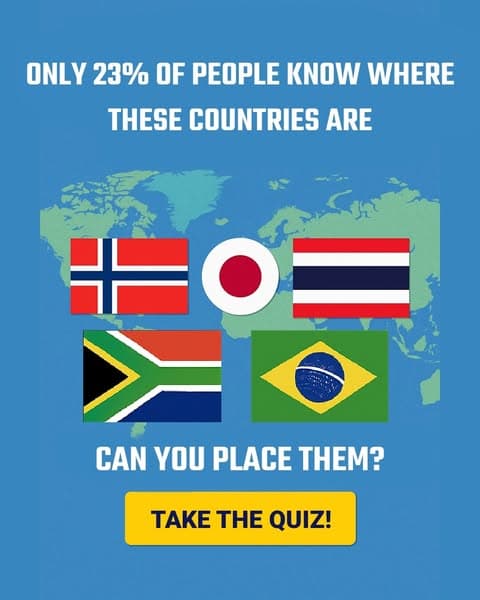 Most Adults Can't Pass This 5th Grade Geography Quiz- Can You? 🌍