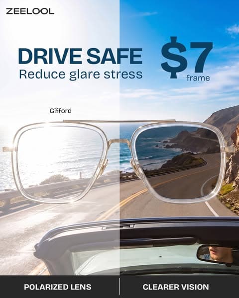 Complete summer look and shine bright with polarized lenses