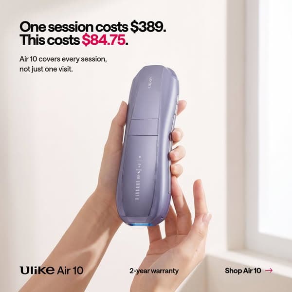 Say Goodbye to Hair - Shop Ulike Air10’s Fast & Painless Hair Removal Now!