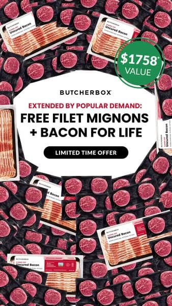 🥩 FREE Steaks AND Bacon for LIFE🥩