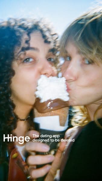 Registrati subito su Hinge.