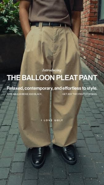 The evolution of our balloon pant