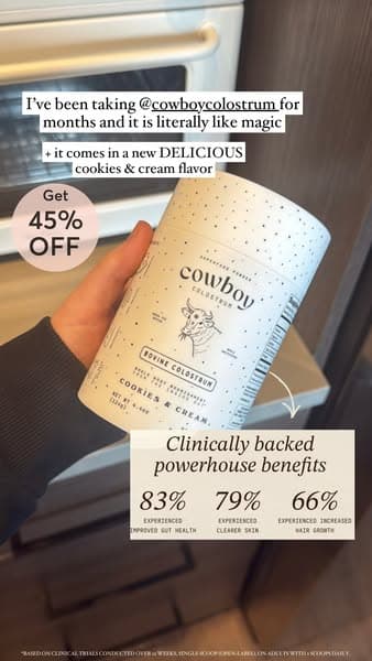 45% Off. Clinically Backed. Actually Noticeable.
