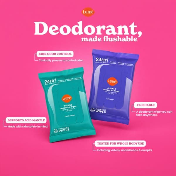 Freshen Up On The Go With Lume Wipes