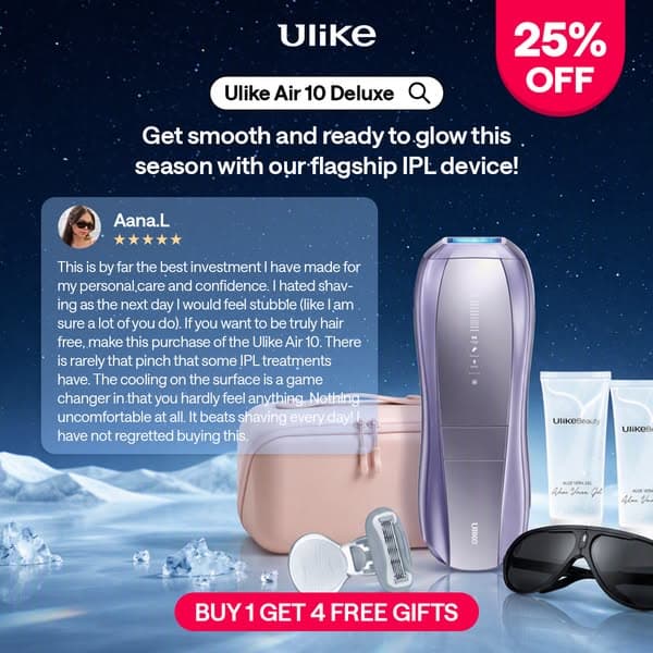 Ulike Air 10 Ice-Cold IPL. Zero Pain.