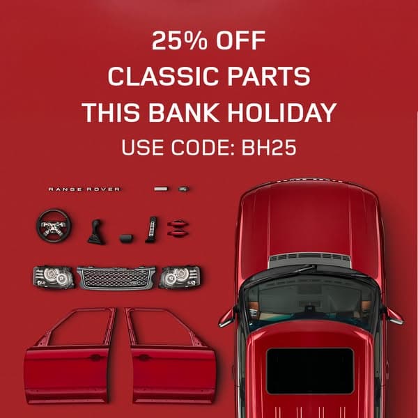 25% OFF Genuine Range Rover Parts & Accessories