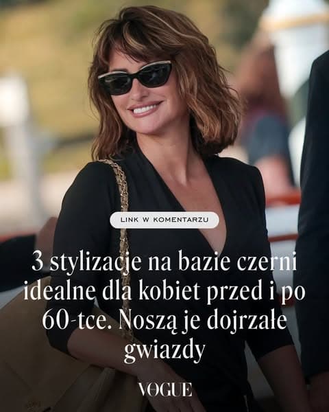 Czerń na jesień? Stylizacje dla dojrzałych kobiet