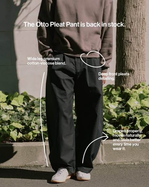 BACK IN STOCK | The Otto Pant