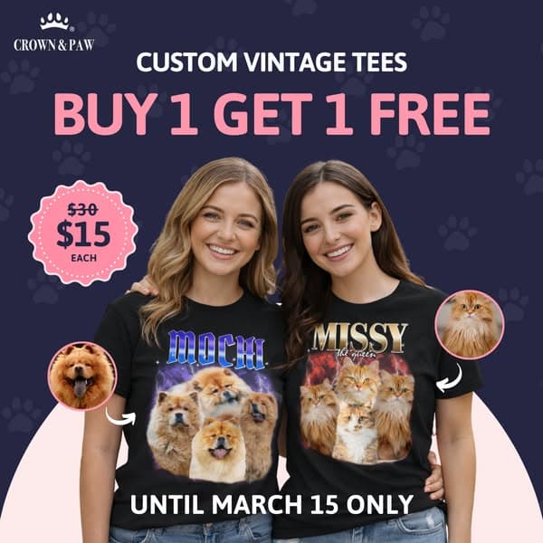 Buy 1 Pet Tee, Get 1 FREE 🐾