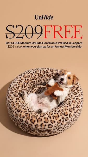 Free Pet Bed with Annual Plan
