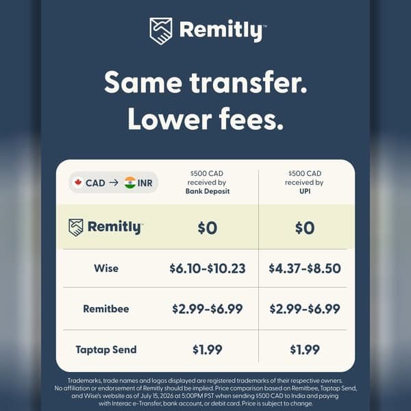 Switch to Remitly.
