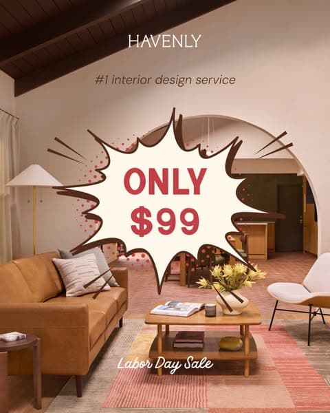 50% Off Interior Design Services