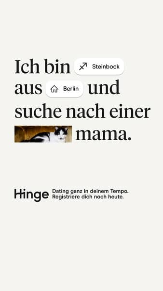 Finde echte Gefühle.