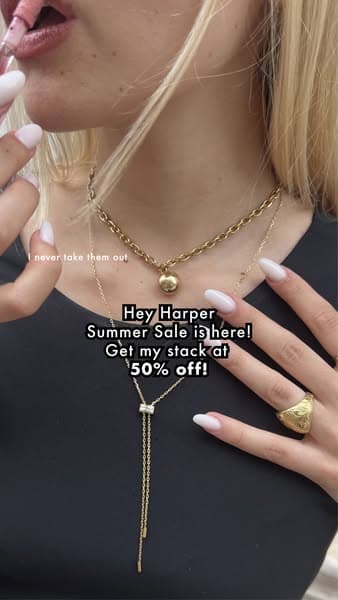 ☀️ @heyharper summer sale 50% off now💦✨