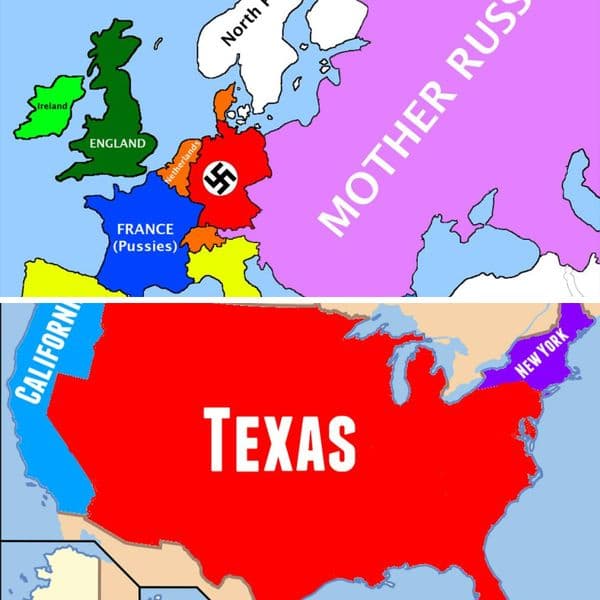 46+ Wild Maps Show Us A Different Side Of The World