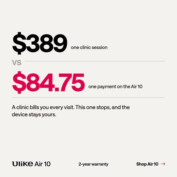 Say Goodbye to Hair - Shop Ulike Air10’s Fast & Painless Hair Removal Now!