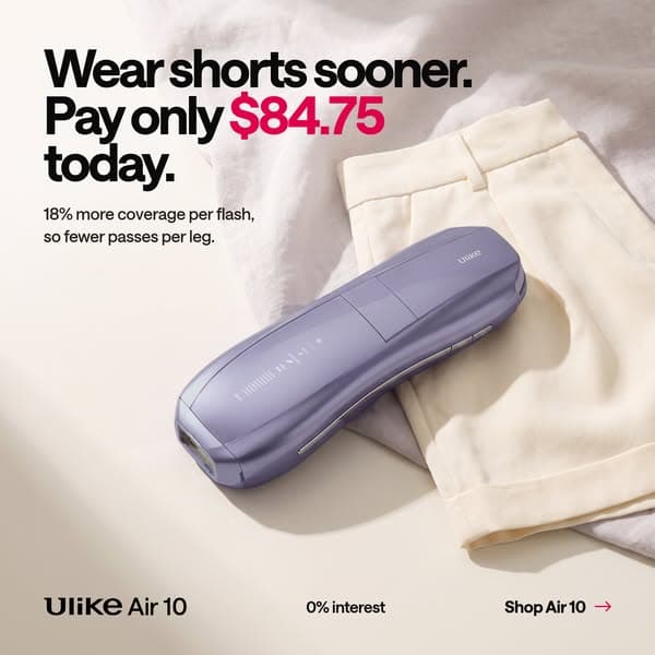 Say Goodbye to Hair - Shop Ulike Air10’s Fast & Painless Hair Removal Now!