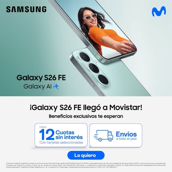 Galaxy S26 FE en Movistar