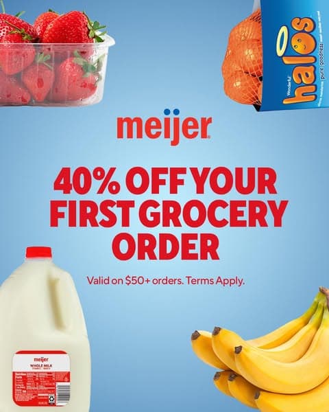 Meijer groceries, delivered fast