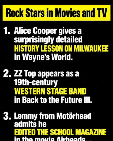 Wild Rock Star Movie Cameos You Totally Forgot