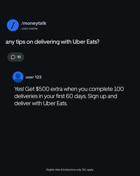 Sign up and start earning