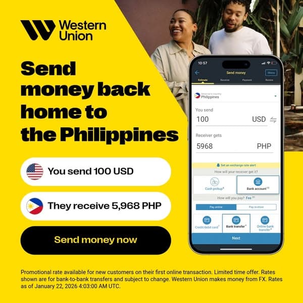 Send money with Western Union