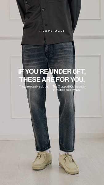 Cropped 90s Denim | Selling Fast