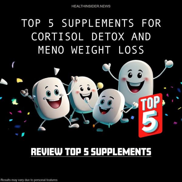 Struggling With Menopause Weight? Try Cortisol Detox Supplements!