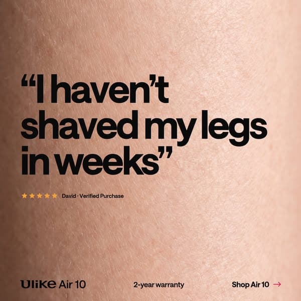 Say Goodbye to Hair - Shop Ulike Air10’s Fast & Painless Hair Removal Now!