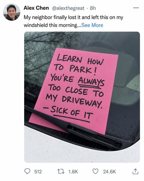 25+ Brutally Honest Notes Left On Cars That Are Hard To Ignore