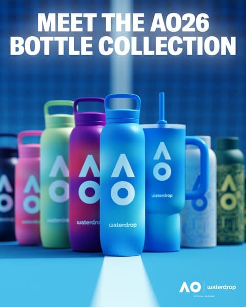 The Australian Open x waterdrop® Collection 💧