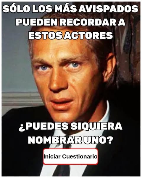 ¿Crees que conoces a todos los actores de los años dorados? Haz este test y descúbrelo