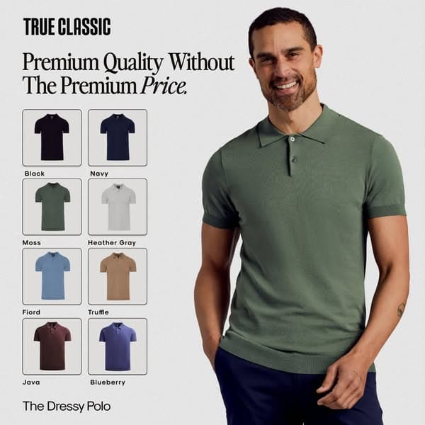 Premium Comfort. Everyday Polo. Fair Price.