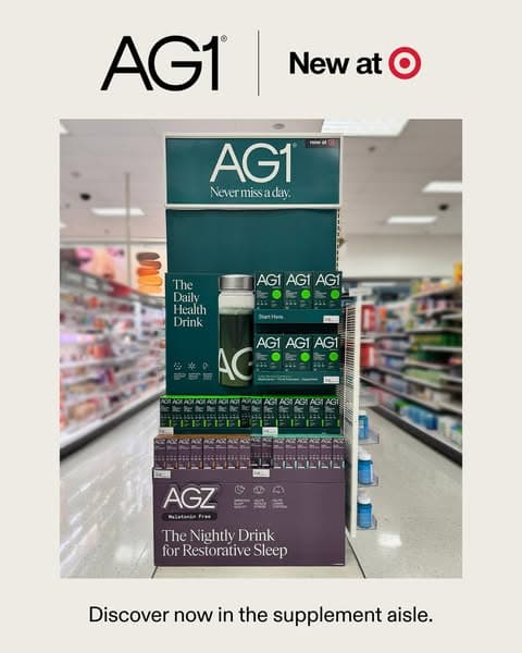 AG1. New at Target Nationwide.