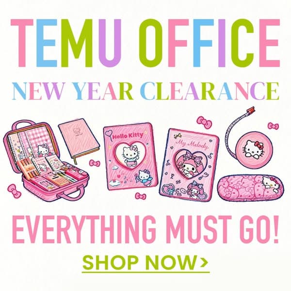 TEMU’s office sale is on