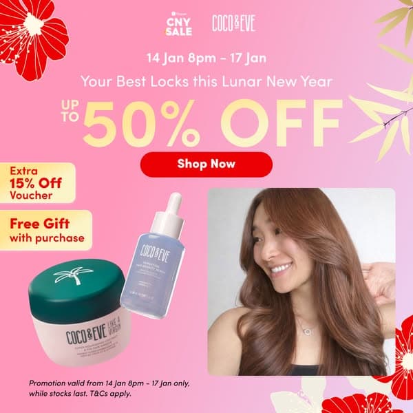 Up to 50% OFF only on Shopee! 💝