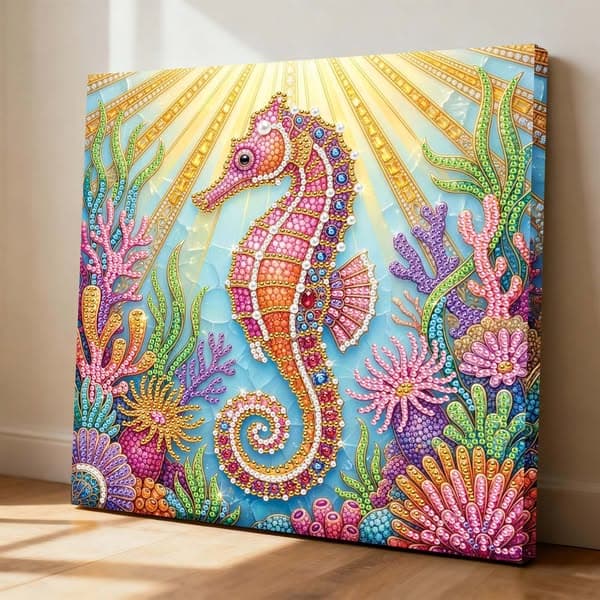 ✨Pre-Framed DIY Handcrafted Pearl Art Kits👉