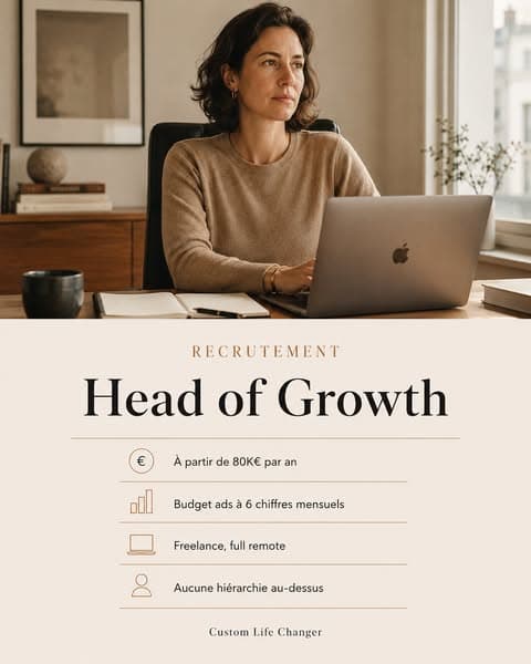 CMO · Remote - Budget ads 6 chiffres